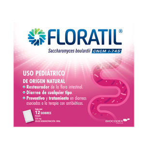 Floratil Polvo 250 mg 12 Sobres