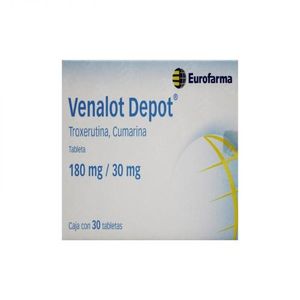 Venalot Depot 180 mg / 30 mg 30 Tabletas