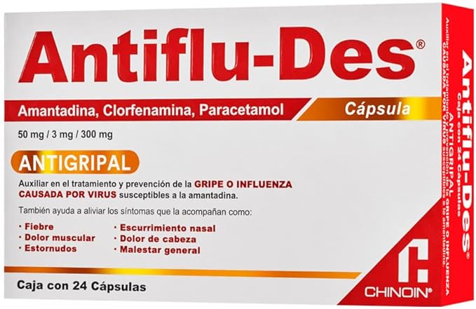 AntifluDes50mg3mg300mg24Capsulas