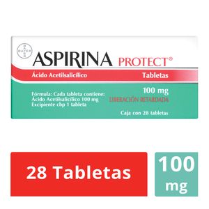 Aspirina Protect 100 mg 28 Tabletas