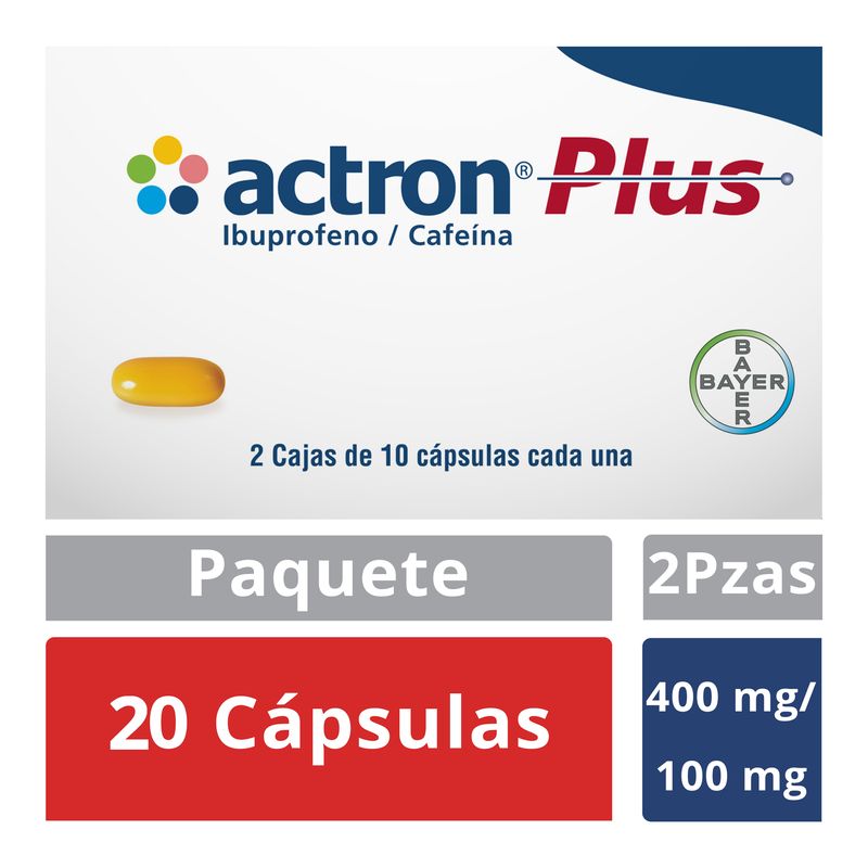 Actron-Plus-400-mg---100-mg-2-Cajas-de-10-capsulas-c-u-20-Capsulas