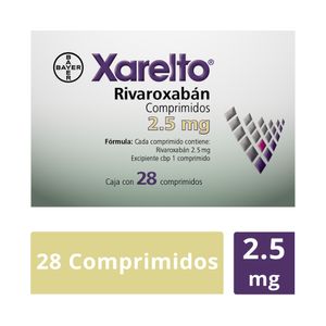 Xarelto 2.5 mg 28 Comprimidos