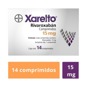 Xarelto 15 mg 14 Comprimidos