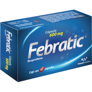 Febratic 600 mg 30 Capsulas