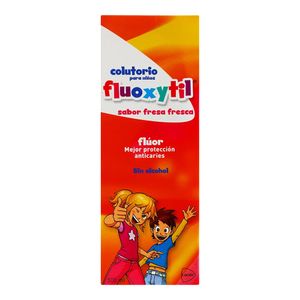 Fluor Fluoxytil Colutorio para Niños Sabor Fresa 500 mL
