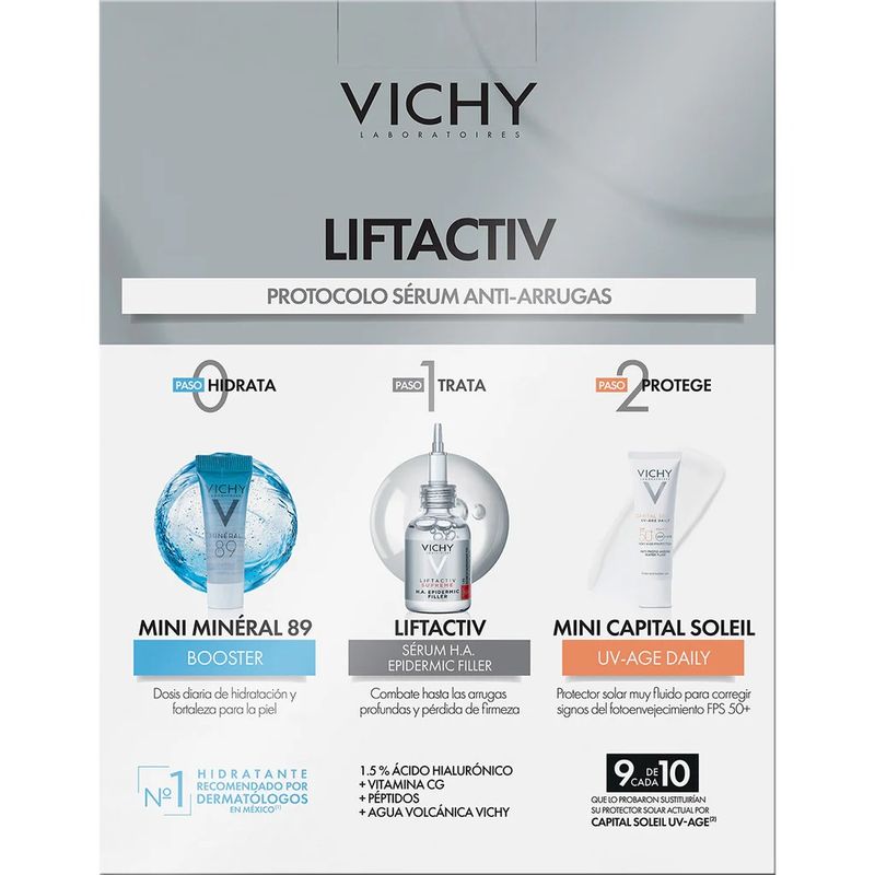 Kit-Vichy-89-Liftactiv-HA-Filler---Serum-Antiarrugas