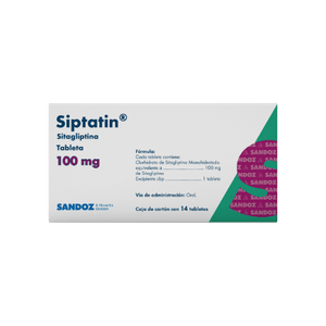 Siptatin 100 mg 14 Tabletas
