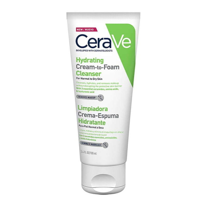 CeraVe Crema-Espuma Limpiadora Hidratante 100 mL