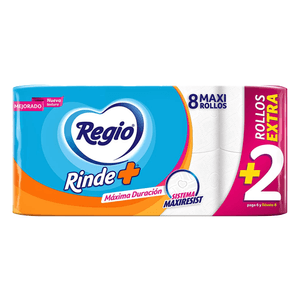Higienico Regio Rinde Mas 6 Piezas + 2 300 Hojas