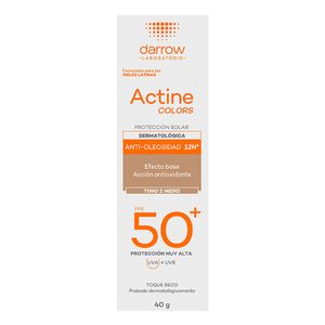 Portector Solar Darrow Actine Colors Tono 2 Medio 40 g