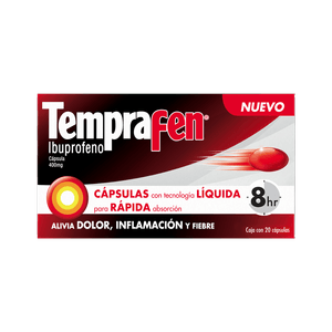 Tempra Fen 400 mg 20 Capsulas