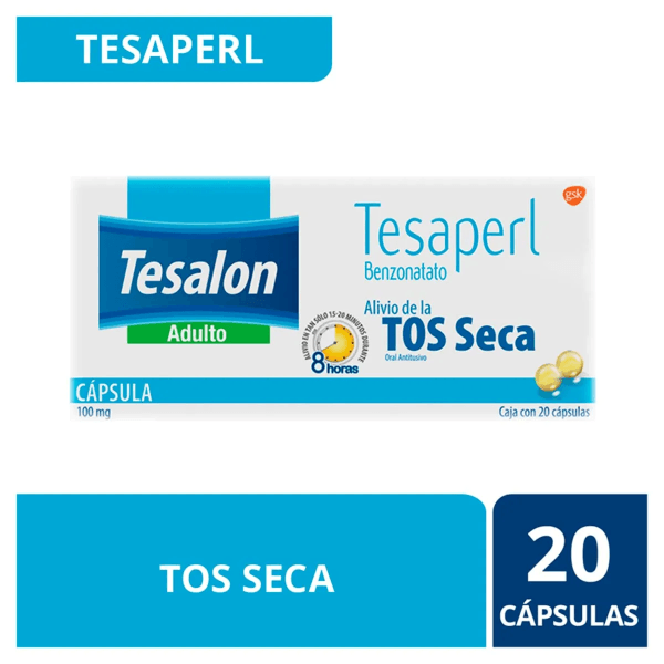 Tesalon 100 Mg 20 Capsulas Farmacias Klyns