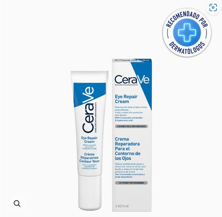 CeraVeCremaReparadoraparaContornodeOjos14mL