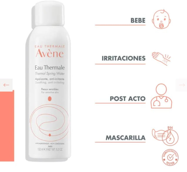 AguaTermalFacialCorporalAvenePielSensible50mL