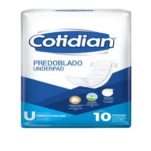 Cotidian Predoblado Unisex Unitalla 10 Piezas