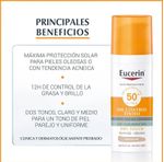 EucerinProtectorSolarFPS50OilControlTintedToqueSecoTonoMedio50mL