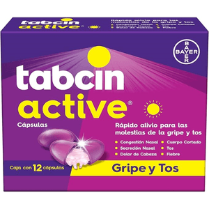 Tabcin Active 12 Capsulas