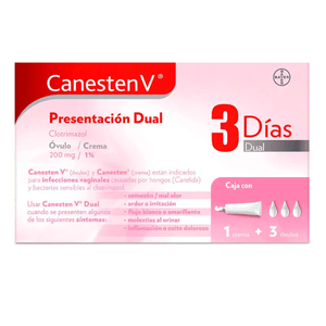 Canesten V Ovulos 200 g Crema 1/100 3 Ovulos