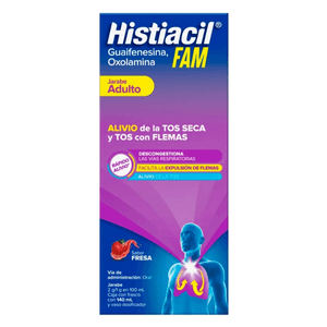 Histiacil Jarabe Fresa 140 mL