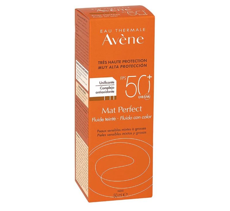 ProtectorSolarAveneMatPerfectFPS50ToqeSecoconColor50mL
