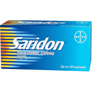 Saridon 500 mg / 50 mg 100 Comprimidos