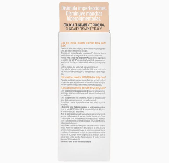 FotoprotectorFotoUltra100IsdinActiveUnifyColorSPF5050mL