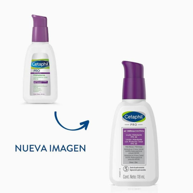 CetaphilACDermacontrolLocionHidratanteconProtectorSolarFPS30118mL