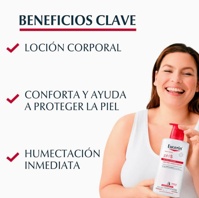EucerinPH5LocionHidratantePielSecaySensible400mL