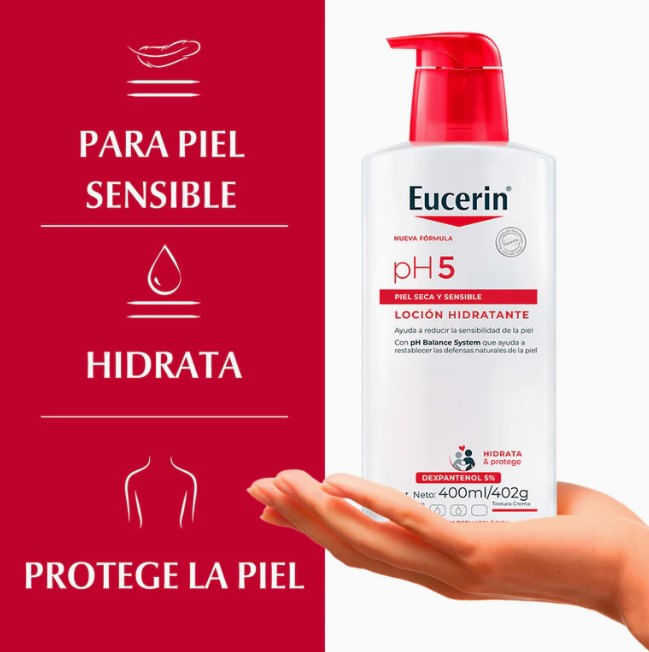 EucerinPH5LocionHidratantePielSecaySensible400mL