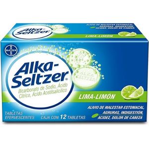 Alka Seltzer Lima-Limon 12 Tabletas