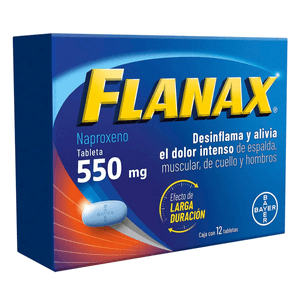 Flanax 550 mg 12 Tabletas