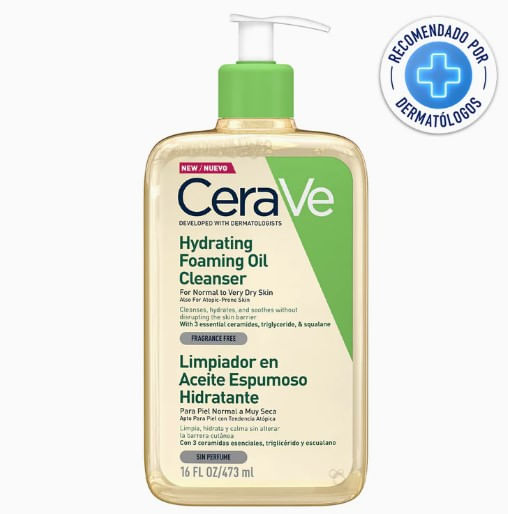 CeraVeLimpiadorenAceiteEspumosoHidratante473mL