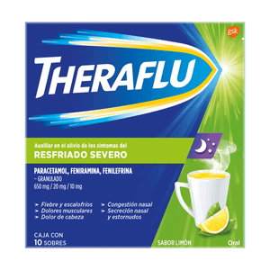 Theraflu Exthegran 650 mg / 20 mg / 10 mg 10 Sobres