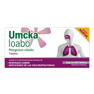 Umckaloabo 20 mg 20 Tabletas