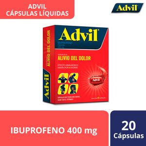 Advil 400 mg  20 Capsulas