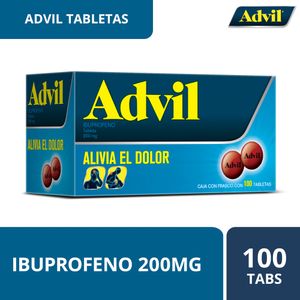 Advil 200 mg 100 Capsulas