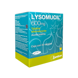 Lysomucil 600 mg 20 Taletas Efervescentes