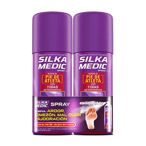 Silka Medica Spray Pie de Atleta Duo Pack 150 mL