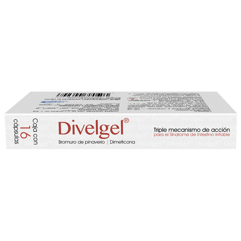 DivelgelBromurodePinaverio100mgDimeticona300mg16Capsulas