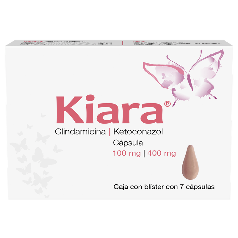 Kiara-Clindamicina-100-mg---Ketoconazol-400-mg-7-Capsulas