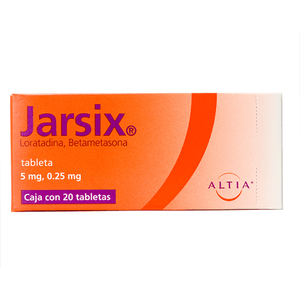 Jarsix 5 mg / 0.24 mg 20 Tabletas