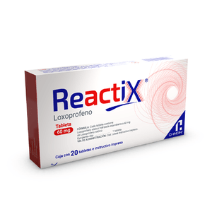 Reactix 60 mg 20 Tabletas