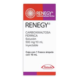 Renegy 500 mg / 10 mL Solucion Inyectable 1 Ampula de 10 mL