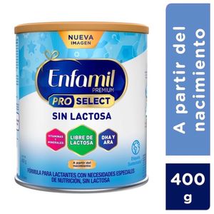 Enfamil Premium Pro Select Sin Lactosa 400 g