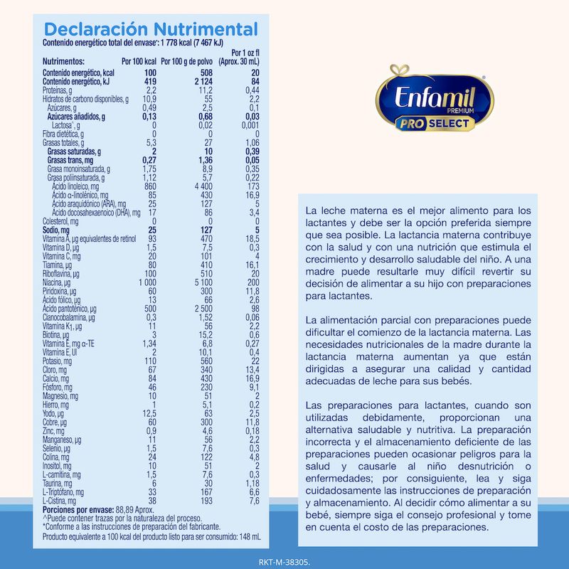 EnfamilPremiumProSelectSinLactosa400g