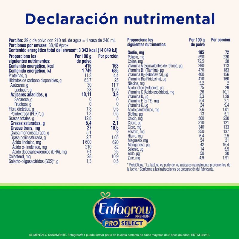 EnfagrowPremiumProSelect4Vainilla1500g