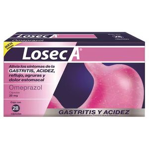 Losec A-20  20 g 28 Tabletas