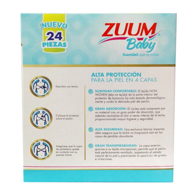 Protector-Para-Lactancia-Lactipad-Zuum-Baby-24-Piezas