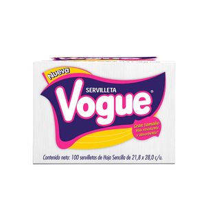Servilletas Vogue 100 Hojas