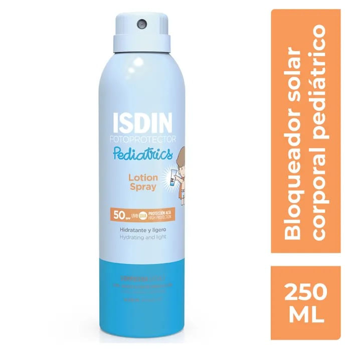 Fotoprotector-Isdin-Pediatrics-50--Lotion-Spay-250-mL